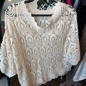 Swagger Cream Crochet Top